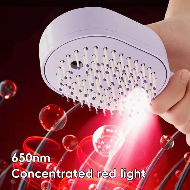 Electric Steam Hair Straightening Brush