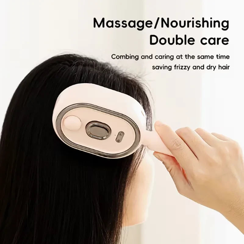 Electric Steam Hair Straightening Brush