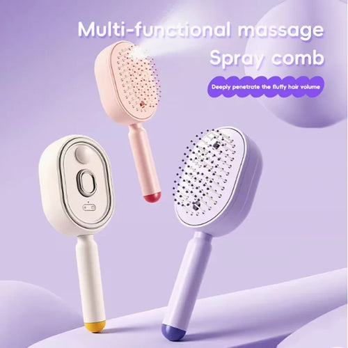 Electric Steam Hair Straightening Brush