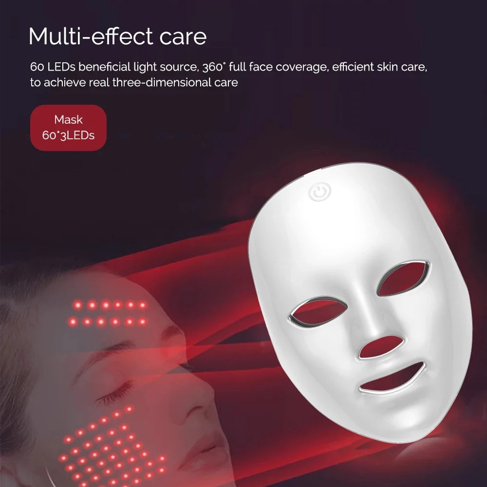 Wireless LED Facial Beauty Mask